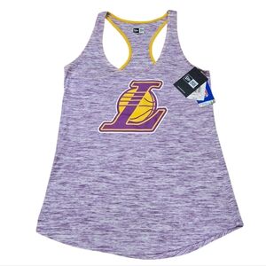 NBA Heathered Purple Tank Top with Yellow Trim Size S